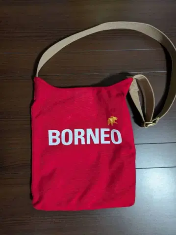 BORNEO 빨간색 숄더백