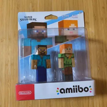 amiibo 스티브/알렉스 세트 (마인크래프트)