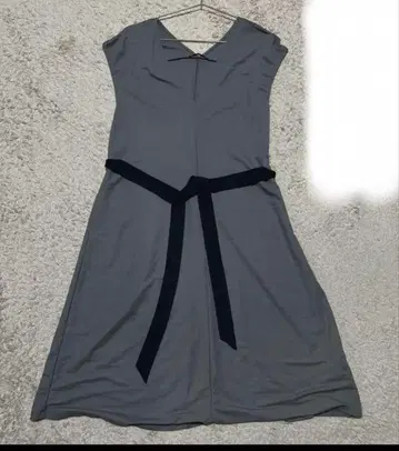 ZARA 새상품 그레이 슬리브리스 원피스