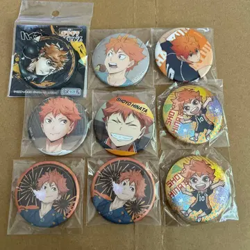 하이큐 히나타 쇼요 캔뱃지 9개 세트