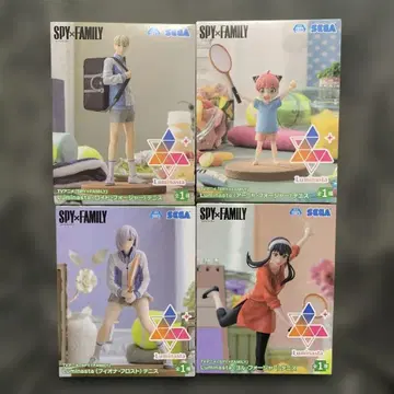 미개봉 새상품 SPY x FAMILY luminasta 피규어 4체 세트