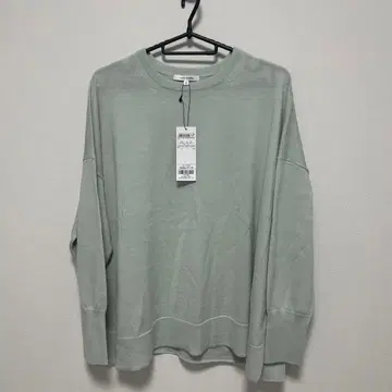 미사용 새상품 23구 MY STANDARD 긴팔 니트 38 그린 계열