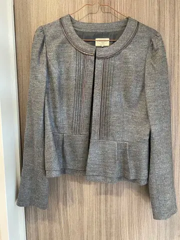 Aylesbury 노카라 자켓 그레이