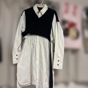 UNITED TOKYO 레이어드 셔츠 니트 베스트 포함