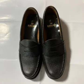 REGAL 로퍼 가죽 밑창 26.5cm EE 블랙