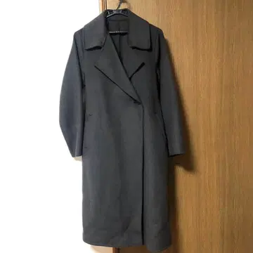 UNIQLO 다크 그레이 롱 코트 S