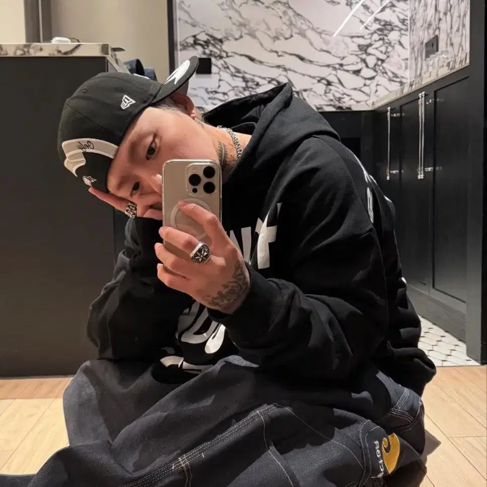 PROJECT GR | 프로젝트지알 [3] Project GR Coated Backward Denim