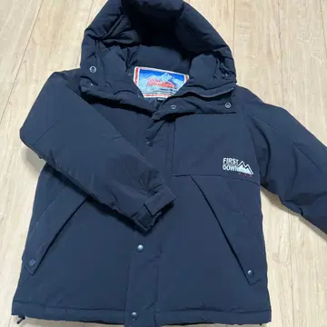 퍼스트 다운 블랙 다운 자켓 M