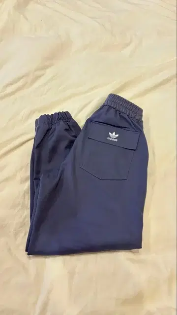 adidas 조거 팬츠 네이비 3 라인