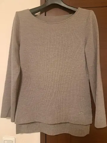 FOXEY 그레이지 긴팔 니트 40 그레이스 울