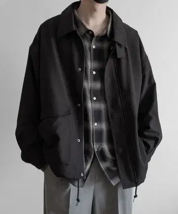 RUUBON military drawstring blouson