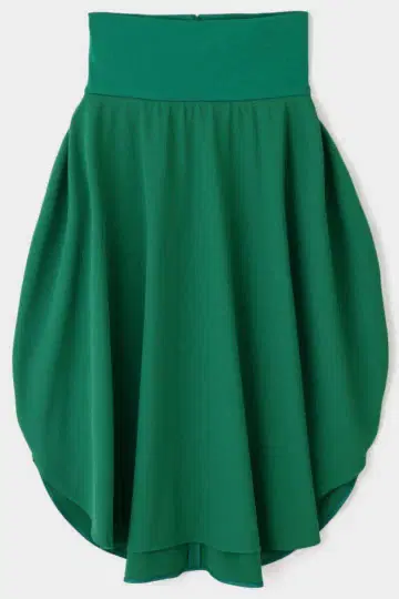 르 필 그린 트윌 스커트 플레어