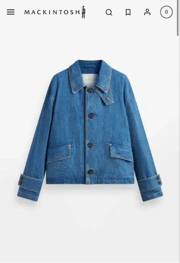 매킨토시 / 함비 데님 블루종 자켓
