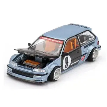 1/64 스카이블루 시빅 mini gt kaido (Y011)