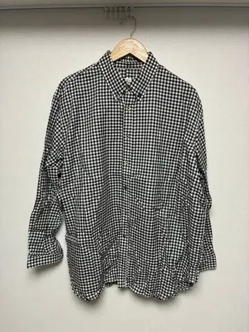 WILLY CHAVAWISM 깅엄 체크 패턴 긴팔 셔츠