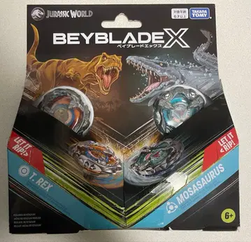 베이블레이드 x 더블 스타터 T-렉스 일식 모사사우루스 블레이드