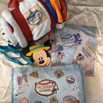 디즈니 바케이션 패키지 쿠션 담요 문구류