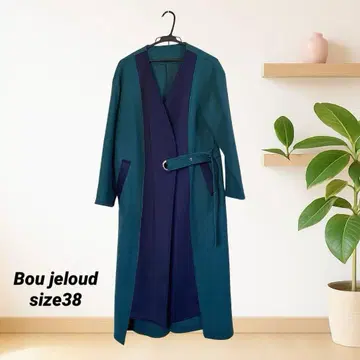 [ Bou jeloud ] 롱 코트 패널 변형 사이즈 38 개성적