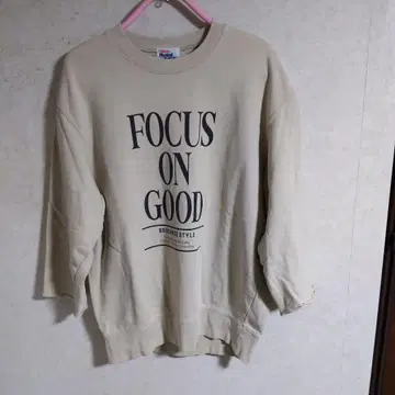 SHIPS 하치이치블랑 슬리브컷오프 맨투맨 빈티지 로고