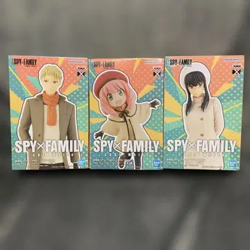 미개봉 새상품 SPY x FAMILY 극장판 DXF 피규어 3체 세트