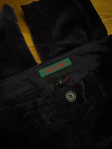 케이지 케이지 다크 네이비 코듀로이 팬츠