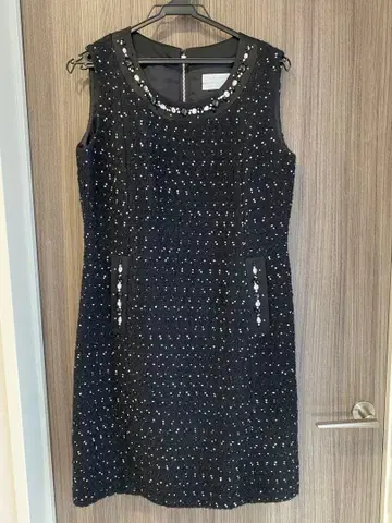 [ Aveniretoile ] 블랙 트위드 원피스