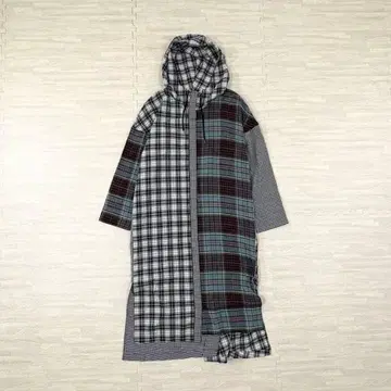 컨디션 최상 나곤스탠스 최근 모델 셔츠 원피스 후드 패치워크 38