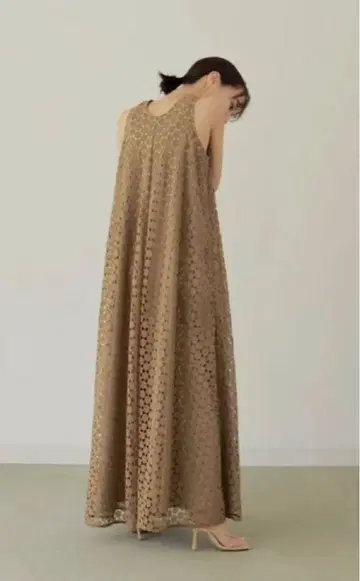 louren geometry lace dress