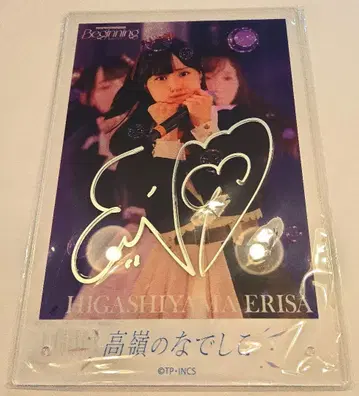 타카네노 나데시코 히가시야마 에리사 친필 아크릴 사진 패널