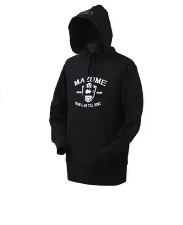 MAZUME MZAP-485 블랙 풀오버 후드티 LL 사이즈