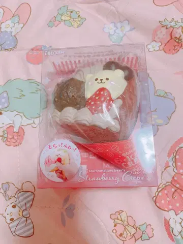 bloom 스퀴즈 마쉬멜로우 베어의 초콜릿 크레이프