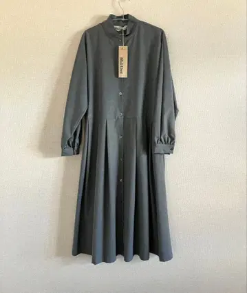 Midium 그레이 버튼 원피스