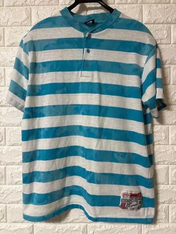 Club Hampton USA제 보더 헨리넥 셔츠 빈티지