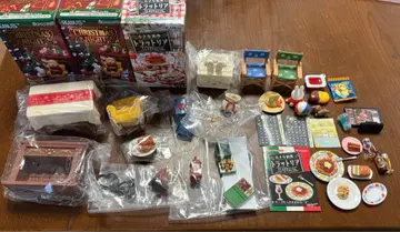 리멘트 크리스마스 스누피 미피 피크닉 가챠 미니어처