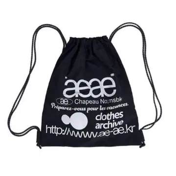 [ 새상품 ] 한국 aeae 냅색 백팩 블랙