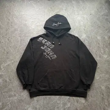 Sean John 숀 존 후드티 로고 자수 오버 사이즈