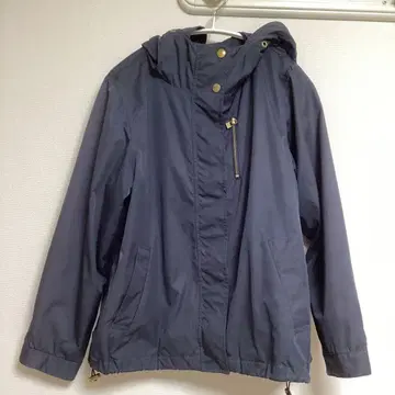 SLOBE IENA 슬로브 이에나 밀리터리 후드 블루종 네이비