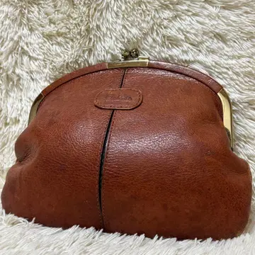 [빅] Dakota 다코타 가마구치 지갑 소품함 파우치 적갈색