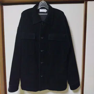 AZUL by MOUSSY 코듀로이 셔츠 자켓 블랙