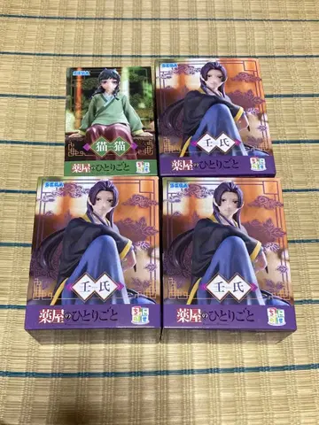 약사의 혼잣말 고양이 마오마오 진시 쵸코노세 프리미엄 피규어 묶음 판매