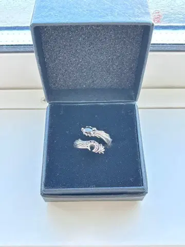 드래곤 모티브 실버 반지