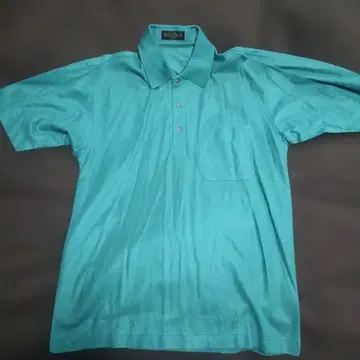 EX-Club 터콰이즈 피케 셔츠