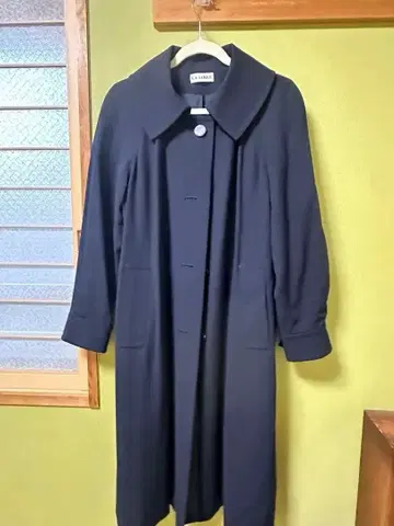 LA LOIRE 네이비 롱 코트