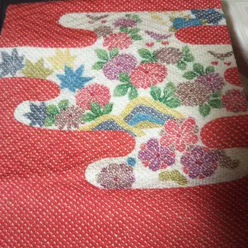 오비 나고야 오비 시보리 오렌지 실크