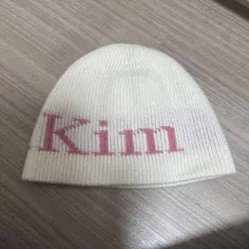 Matin Kim 니트 모자 핑크
