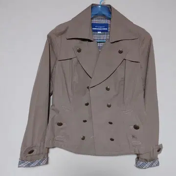 베이지 더블 브레스트 자켓