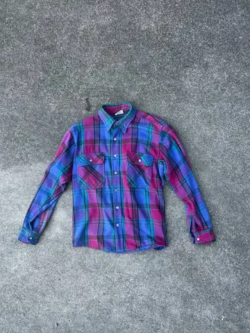 90s FIVE BROTHER 플란넬 셔츠