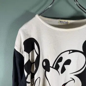 미키 하우스 긴팔 니트 디즈니 올드 미키