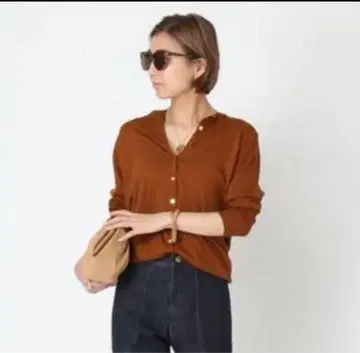 새상품급 Deuxieme classe FF 가디건 브라운