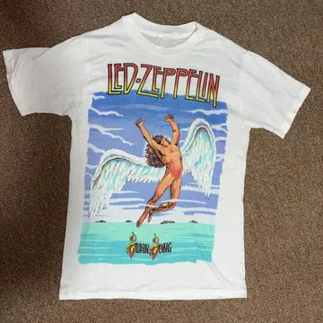 LED ZEPPELIN 빈티지 티셔츠 70s80s Swan Song